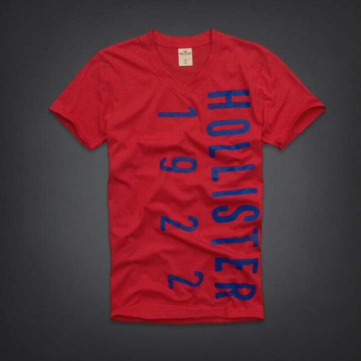 T-shirt Hollister Homme Rouge